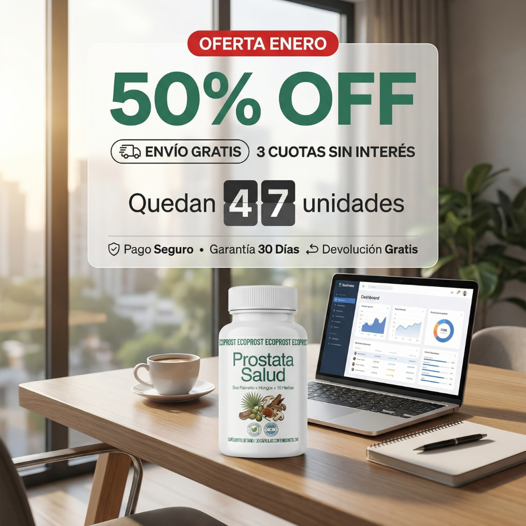 Prostata Salud x30 – Cuidá tu Próstata de Forma Natural