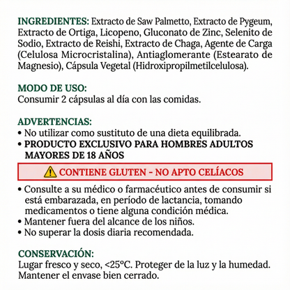 Prostata Salud x30 – Cuidá tu Próstata de Forma Natural